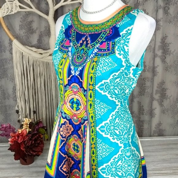 Flying Tomato boho geometric pattern dress - Picture 3 of 10